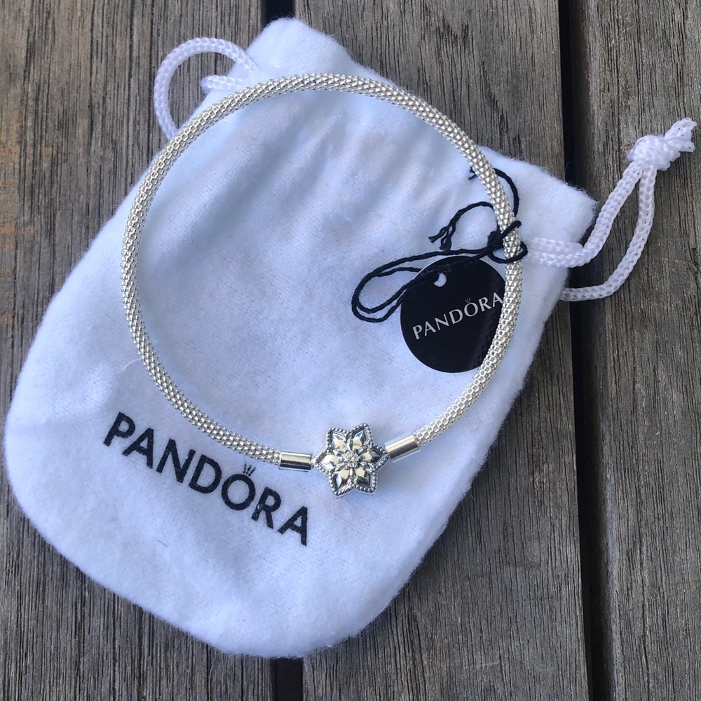 Pandora Moments Shine Bright Mesh Bracelet